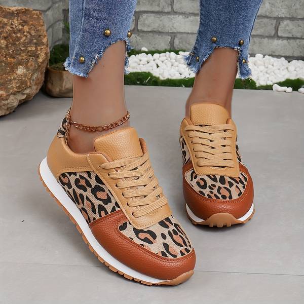 Leopard Print Sneakers