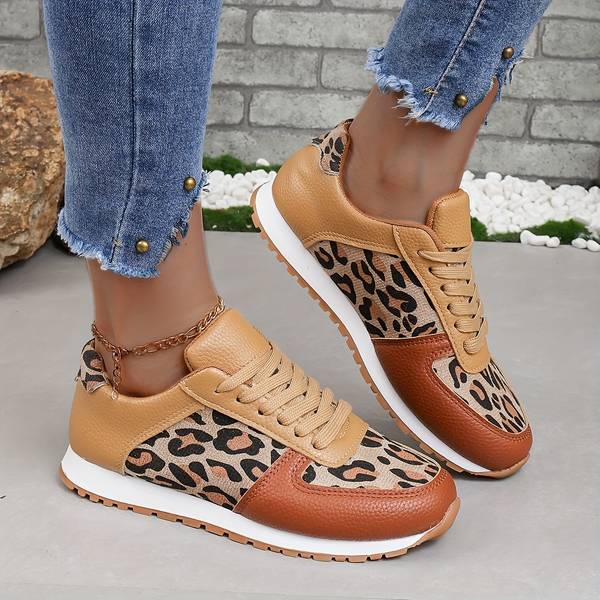 Leopard Print Sneakers