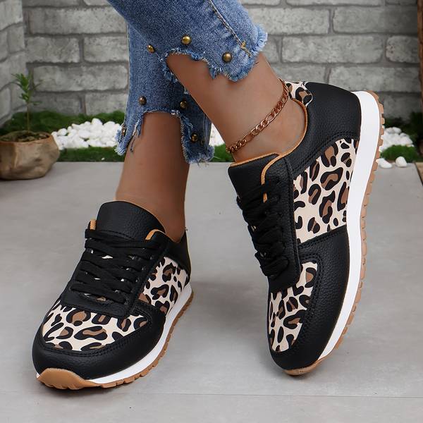 Leopard Print Sneakers