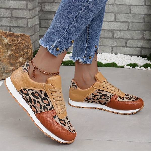 Leopard Print Sneakers