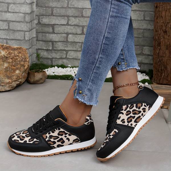 Leopard Print Sneakers