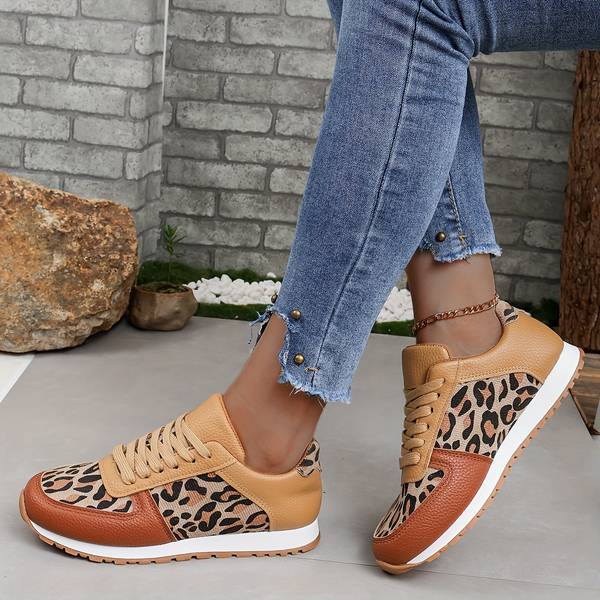 Leopard Print Sneakers