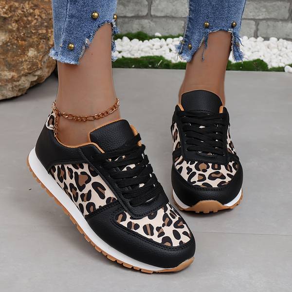 Leopard Print Sneakers