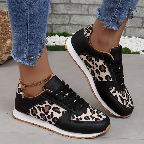 Leopard Print Sneakers